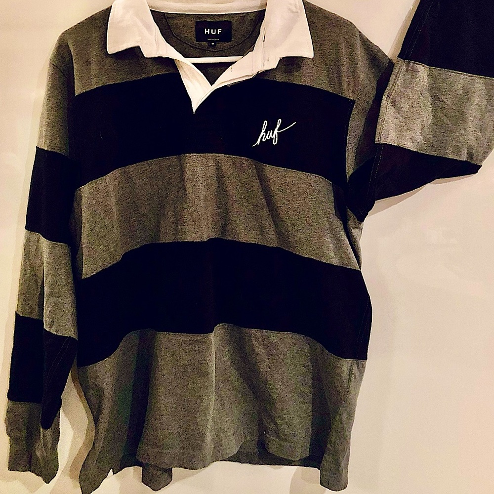 Huf Men’s Long Sleeve Collared Long Sleeve